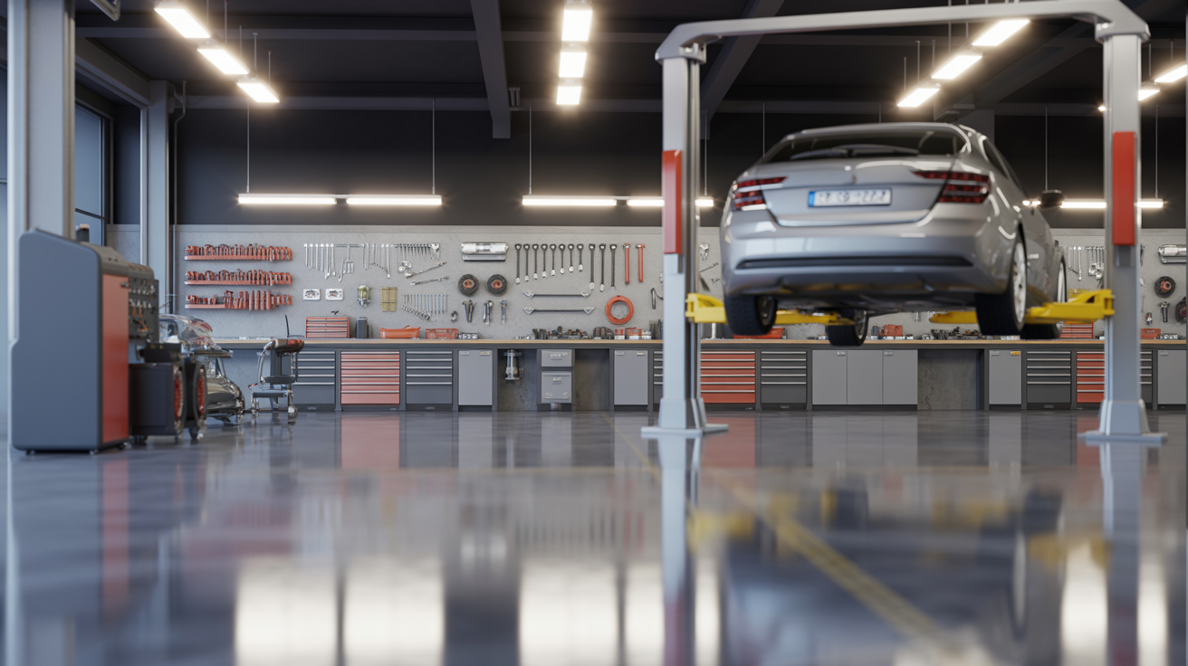 Merclino Automotive & Workshops management software showing scheduling and business tools